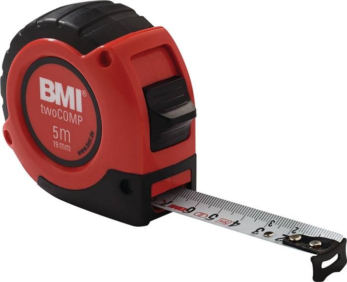 Rieffel BMI Taschenbandmaß Two Comp, Länge 8m Rieffel BMI Taschenbandmaß Two Comp, Länge 8m von BMI