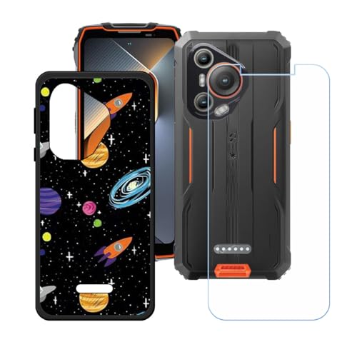 BMPNLSZ Hülle für Blackview BL7000 + HD Panzerglas, Sanft Handyhülle Silikon Schutzhülle Cover TPU Case Handy Tasche Handytasche - Panzerglasfolie Schutzfolie für (6,78") - LH93 von BMPNLSZ