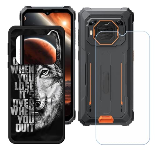 BMPNLSZ Hülle für Blackview BV6200 Plus (6,56") + HD Panzerglas, Sanft Handyhülle Silikon Schutzhülle Cover TPU Case Handy Tasche Handytasche - Panzerglasfolie Schutzfolie - LH42 von BMPNLSZ