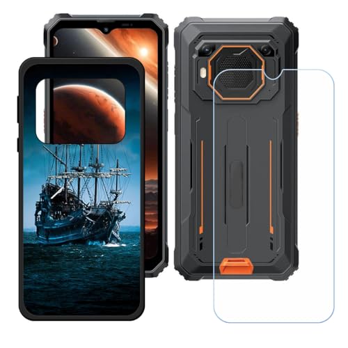 BMPNLSZ Hülle für Blackview BV6200 Pro (6,56") + HD Panzerglas, Sanft Handyhülle Silikon Schutzhülle Cover TPU Case Handy Tasche Handytasche - Panzerglasfolie Schutzfolie - LH31 von BMPNLSZ