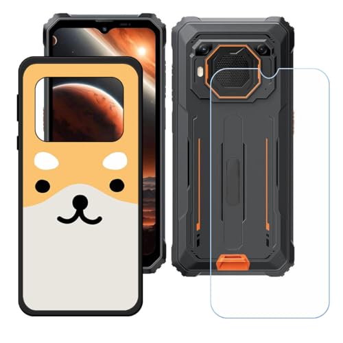 BMPNLSZ Hülle für Blackview BV6200 Pro (6,56") + HD Panzerglas, Sanft Handyhülle Silikon Schutzhülle Cover TPU Case Handy Tasche Handytasche - Panzerglasfolie Schutzfolie - LH83 von BMPNLSZ