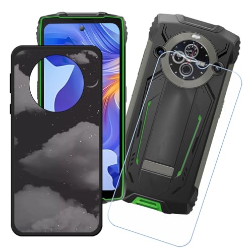 BMPNLSZ Hülle für Blackview BV8200 (6,5") + HD Panzerglas, Sanft Handyhülle Silikon Schutzhülle Cover TPU Case Handy Tasche Handytasche - Panzerglasfolie Schutzfolie - LH38 von BMPNLSZ