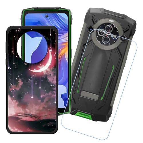 BMPNLSZ Hülle für Blackview BV8200 (6,5") + HD Panzerglas, Sanft Handyhülle Silikon Schutzhülle Cover TPU Case Handy Tasche Handytasche - Panzerglasfolie Schutzfolie - LH55 von BMPNLSZ