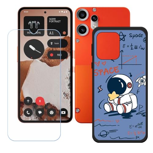 BMPNLSZ Hülle für CMF Phone 2 Pro + HD Panzerglas, Sanft Handyhülle Silikon Schutzhülle Cover TPU Case Handy Tasche Handytasche - Panzerglasfolie Schutzfolie für (6,77") - LH69 von BMPNLSZ