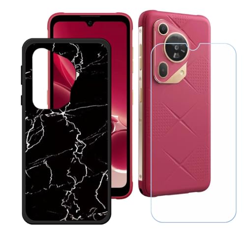 BMPNLSZ Hülle für Fossibot F112 Pro + HD Panzerglas, Sanft Handyhülle Silikon Schutzhülle Cover TPU Case Handy Tasche Handytasche - Panzerglasfolie Schutzfolie für (6,88") - LH13 von BMPNLSZ