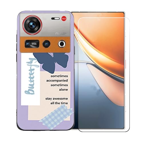 BMPNLSZ Hülle für Nubia Z70S Ultra + HD Displayschutz, Handyhülle Silikon Schutzhülle Cover TPU Case Handytasche - Gehärtetes Folie Schutzfolie für Nubia Z70S Ultra - OYLLM46 BMPNLSZ Hülle für Nubia Z70S Ultra + HD Displayschutz, Handyhülle Silikon Schutzhülle Cover TPU Case Handytasche - Gehärtetes Folie Schutzfolie für Nubia Z70S Ultra - OYLLM46 von BMPNLSZ