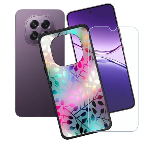 BMPNLSZ Hülle für Oppo A5 2025 + HD Panzerglas, Sanft Handyhülle Silikon Schutzhülle Cover TPU Case Handy Tasche Handytasche - Panzerglasfolie Schutzfolie für (6,7") - LH5 von BMPNLSZ