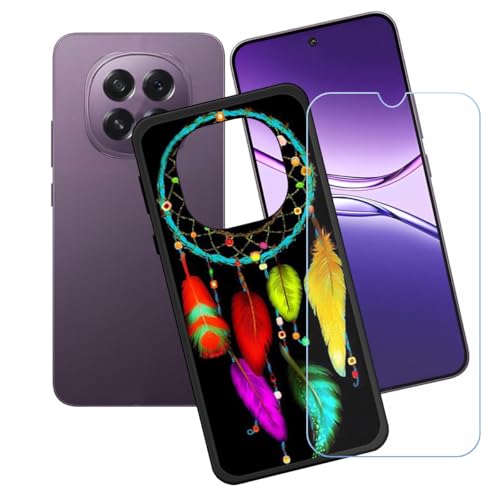 BMPNLSZ Hülle für Oppo A5 2025 + HD Panzerglas, Sanft Handyhülle Silikon Schutzhülle Cover TPU Case Handy Tasche Handytasche - Panzerglasfolie Schutzfolie für (6,7") - LH94 von BMPNLSZ