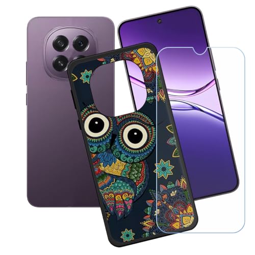 BMPNLSZ Hülle für Oppo F29 5G + HD Panzerglas, Sanft Handyhülle Silikon Schutzhülle Cover TPU Case Handy Tasche Handytasche - Panzerglasfolie Schutzfolie für (6,7") - LH10 von BMPNLSZ