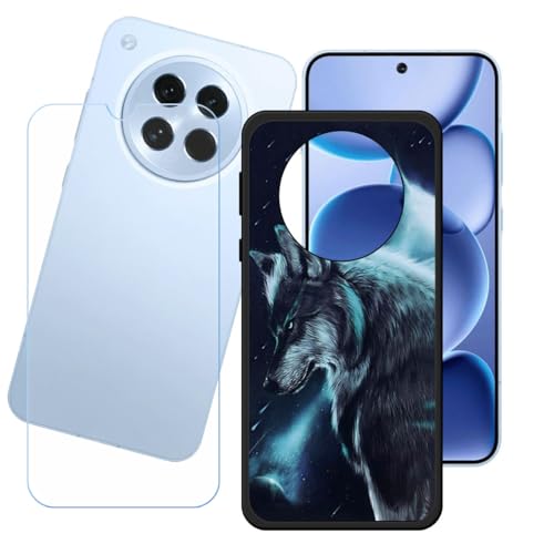 BMPNLSZ Hülle für Oppo Find X8s + HD Panzerglas, Sanft Handyhülle Silikon Schutzhülle Cover TPU Case Handy Tasche Handytasche - Panzerglasfolie Schutzfolie für (6,32") - LH54 von BMPNLSZ