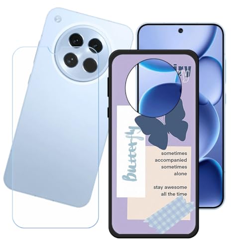 BMPNLSZ Hülle für Oppo Find X8s + HD Panzerglas, Sanft Handyhülle Silikon Schutzhülle Cover TPU Case Handy Tasche Handytasche - Panzerglasfolie Schutzfolie für (6,32") - LH59 von BMPNLSZ