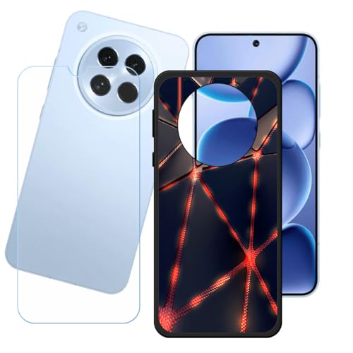 BMPNLSZ Hülle für Oppo Find X8s + HD Panzerglas, Sanft Handyhülle Silikon Schutzhülle Cover TPU Case Handy Tasche Handytasche - Panzerglasfolie Schutzfolie für (6,32") - LH6 von BMPNLSZ