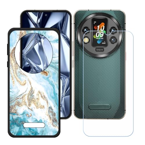 BMPNLSZ Hülle für Oukitel WP200 Pro + HD Panzerglas, Sanft Handyhülle Silikon Schutzhülle Cover TPU Case Handy Tasche Handytasche - Panzerglasfolie Schutzfolie für (6,7") - LH33 von BMPNLSZ