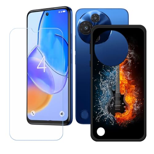 BMPNLSZ Hülle für TCL 60R 5G + HD Panzerglas, Sanft Handyhülle Silikon Schutzhülle Cover TPU Case Handy Tasche Handytasche - Panzerglasfolie Schutzfolie für (6,67") - LH99 von BMPNLSZ