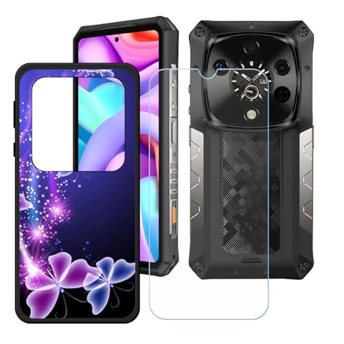 BMPNLSZ Hülle für Ulefone Armor 28 Ultra (6,67") + HD Panzerglas, Sanft Handyhülle Silikon Schutzhülle Cover TPU Case Handy Tasche Handytasche - Panzerglasfolie Schutzfolie - LH96 von BMPNLSZ