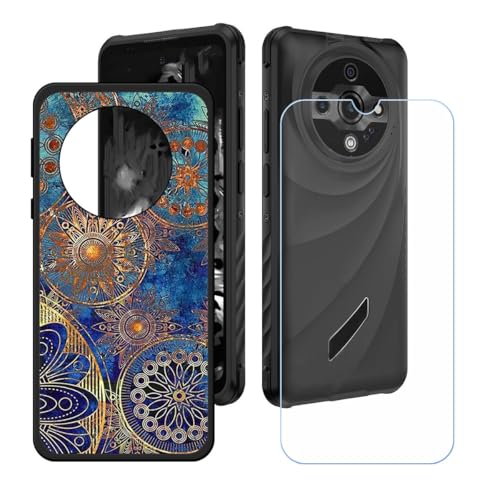BMPNLSZ Hülle für Ulefone Armor X31 + HD Panzerglas, Sanft Handyhülle Silikon Schutzhülle Cover TPU Case Handy Tasche Handytasche - Panzerglasfolie Schutzfolie für (6,56") - LH15 von BMPNLSZ