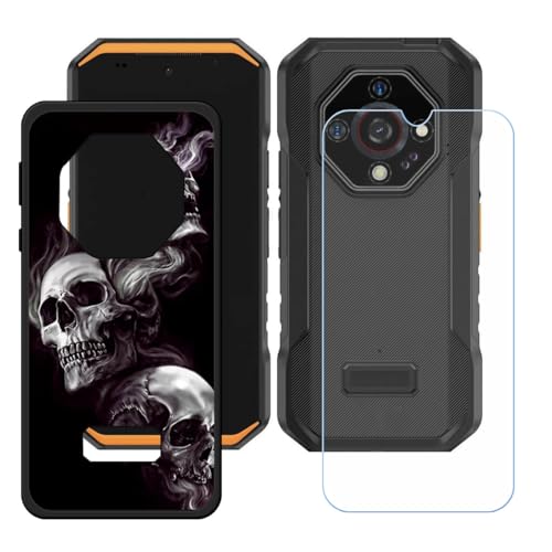 BMPNLSZ Hülle für Ulefone Armor X32 (5,65") + HD Panzerglas, Sanft Handyhülle Silikon Schutzhülle Cover TPU Case Handy Tasche Handytasche - Panzerglasfolie Schutzfolie - LH56 von BMPNLSZ