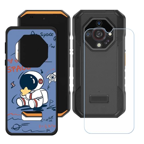 BMPNLSZ Hülle für Ulefone Armor X32 Pro (5,65") + HD Panzerglas, Sanft Handyhülle Silikon Schutzhülle Cover TPU Case Handy Tasche Handytasche - Panzerglasfolie Schutzfolie - LH69 von BMPNLSZ