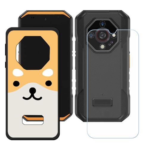 BMPNLSZ Hülle für Ulefone Armor X32 Pro (5,65") + HD Panzerglas, Sanft Handyhülle Silikon Schutzhülle Cover TPU Case Handy Tasche Handytasche - Panzerglasfolie Schutzfolie - LH83 von BMPNLSZ