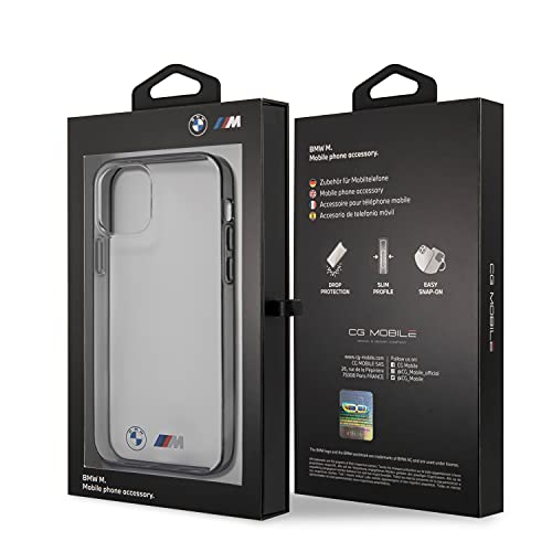 BMW BMHCP12LMBTOK Hülle für iPhone 12 Pro Max 6,7" transparent Sandblast Schwarz von CG MOBILE
