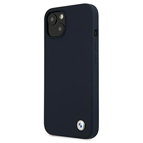BMW BMHCP13SSILNA hülle für iPhone 13 Mini 5,4" Marine Silicone Signature von BMW