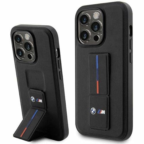 BMW BMHCP14X22GSLK Hülle für iPhone 14 Pro Max 6.7" Schwarz hardcase Grip Hot Stamp von BMW