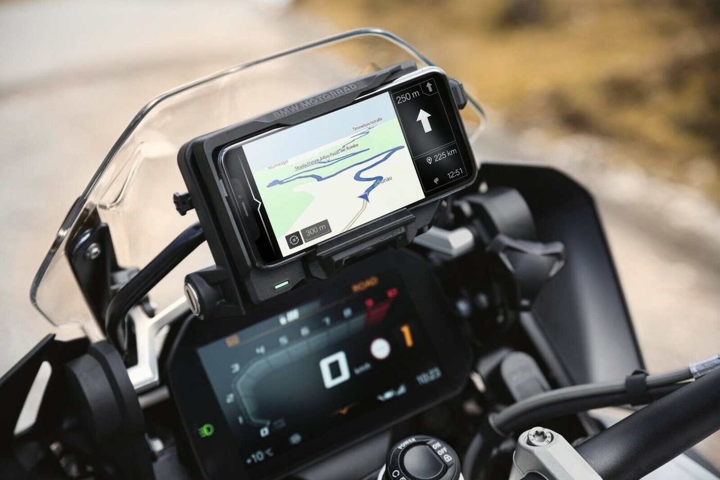 BMW BMW Motorrad Connected Ride Phone Cradle Halterung Apple Samsung Halterung, (1-tlg) von BMW