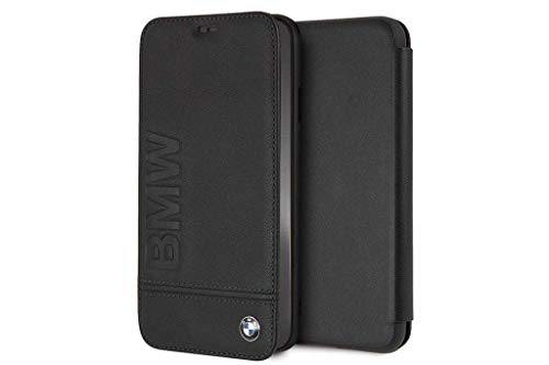 BMW - Booktype Case Genuine Leather - iPhone XS Max- Black von BMW