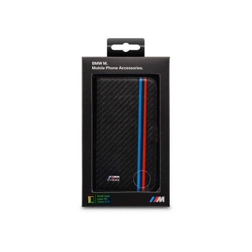 BMW Carbontasche Bookstyle Schwarz für Samsung Galaxy S4 GT-i9500 von BMW