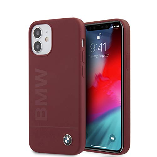 BMW Etui BMHCP12SSLBLRE Silicone Signature Logo Hülle für iPhone 12 Mini 5,4" Rot hardcase von BMW