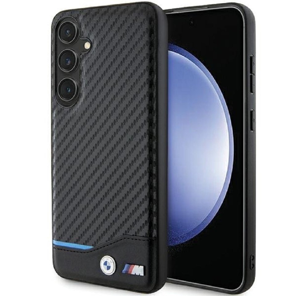 BMW Handyhülle Case Galaxy S24 Plus Carbon-Optik schwarz Logo Metall 6,7 Zoll, Kantenschutz BMW Handyhülle Case Galaxy S24 Plus Carbon-Optik schwarz Logo Metall 6,7 Zoll, Kantenschutz von BMW