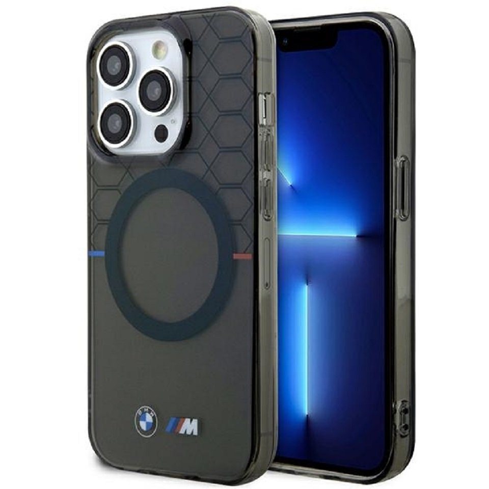 BMW Handyhülle Case iPhone 14 Pro Silikon Tricolor MagSafe kompatibel 6,1 Zoll, Kantenschutz BMW Handyhülle Case iPhone 14 Pro Silikon Tricolor MagSafe kompatibel 6,1 Zoll, Kantenschutz von BMW
