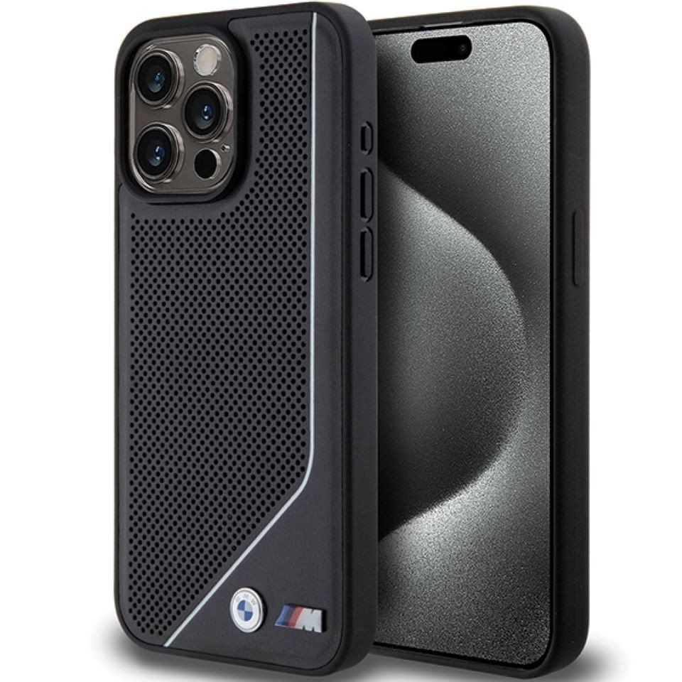 BMW Handyhülle Hardcase iPhone 15 Pro Max MagSafe schwarz Logo Metall 6,7 Zoll, Kantenschutz BMW Handyhülle Hardcase iPhone 15 Pro Max MagSafe schwarz Logo Metall 6,7 Zoll, Kantenschutz von BMW
