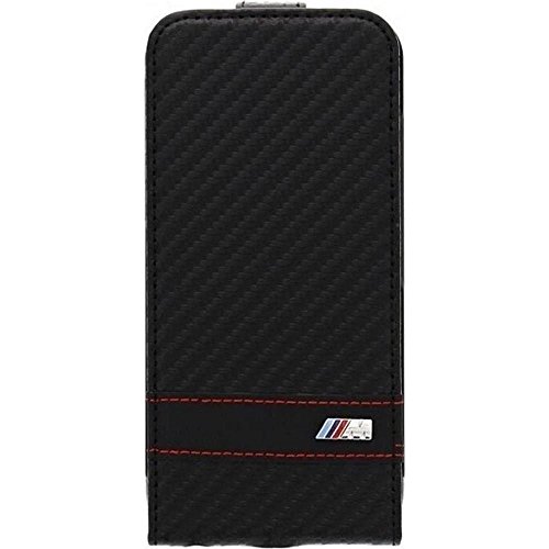 BMW M Kollektion Flap Case für Apple iPhone 6/6S mit schwarzen Streifen carbon von BMW