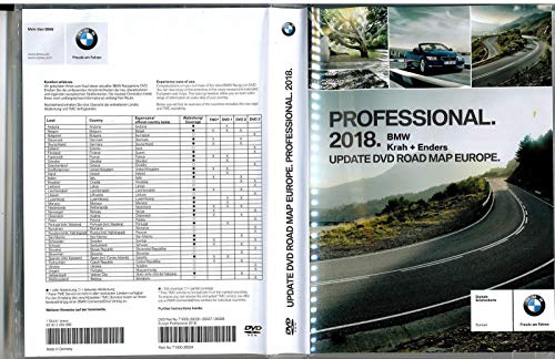 BMW Navi Update Professional 2018 DVD Road Map Europe von BMW