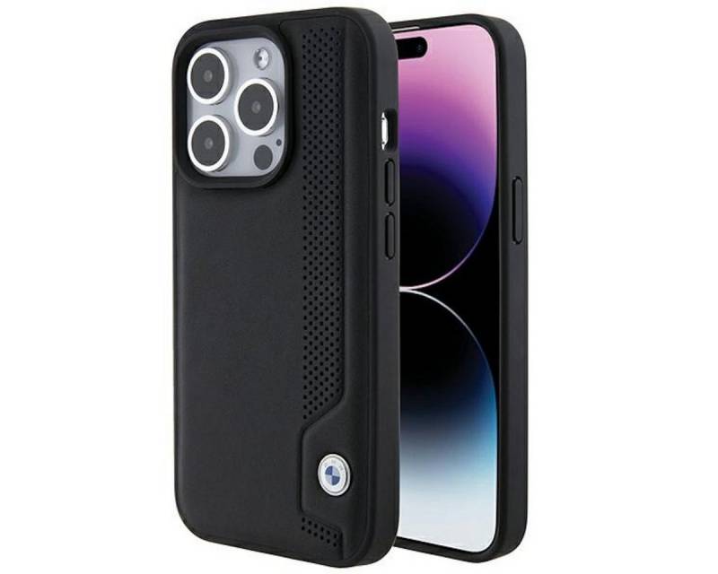 BMW Smartphone-Hülle BMW Apple iPhone 15 Pro Max Hardcase Schutzhülle Cover Schwarz von BMW
