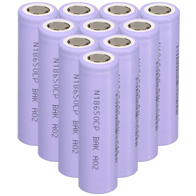 10x TerraE Li-Ion INR18650-35E 3,6V 3350 mAh 35E von BMZ