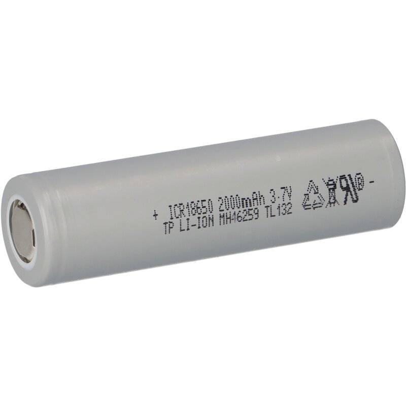 200x TerraE ICR 18650 20P Li-Ion Akku - 3,7V 2000mAh 30A von BMZ