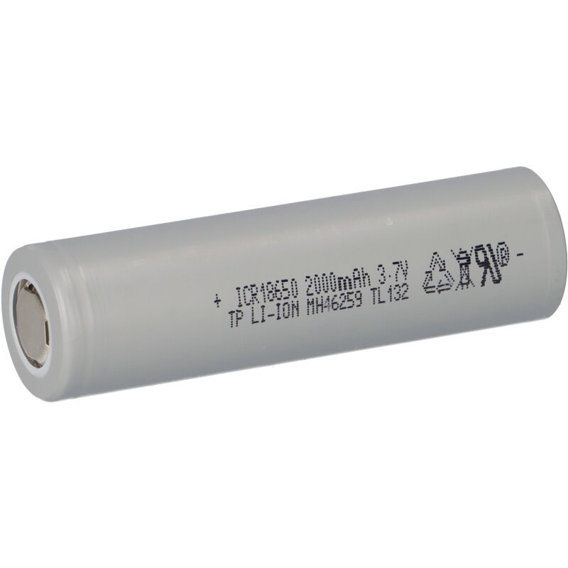 200x TerraE ICR 18650 20P Li-Ion Akku - 3,7V 2000mAh 30A 200x TerraE ICR 18650 20P Li-Ion Akku - 3,7V 2000mAh 30A von BMZ