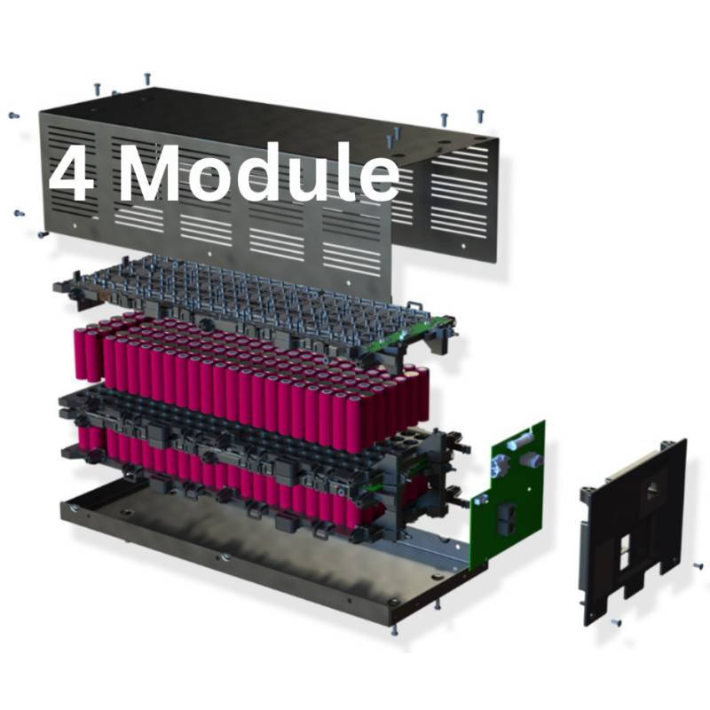 4x BMZ Helios Power-Batteriemodul 51,4V 48,7Ah 2,5 kWh von BMZ