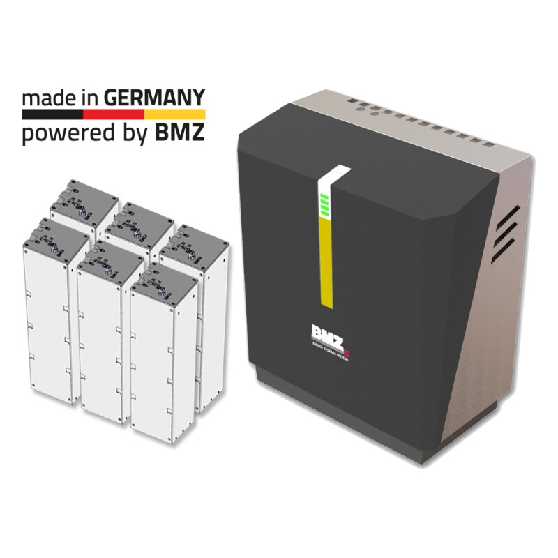 BMZ Hyperion LONG LIFE Set 6 Module bis 12,6 kWh nutzbar - Made in Germany mit 0% MwSt nach §12 Abs. 3 UstG von BMZ
