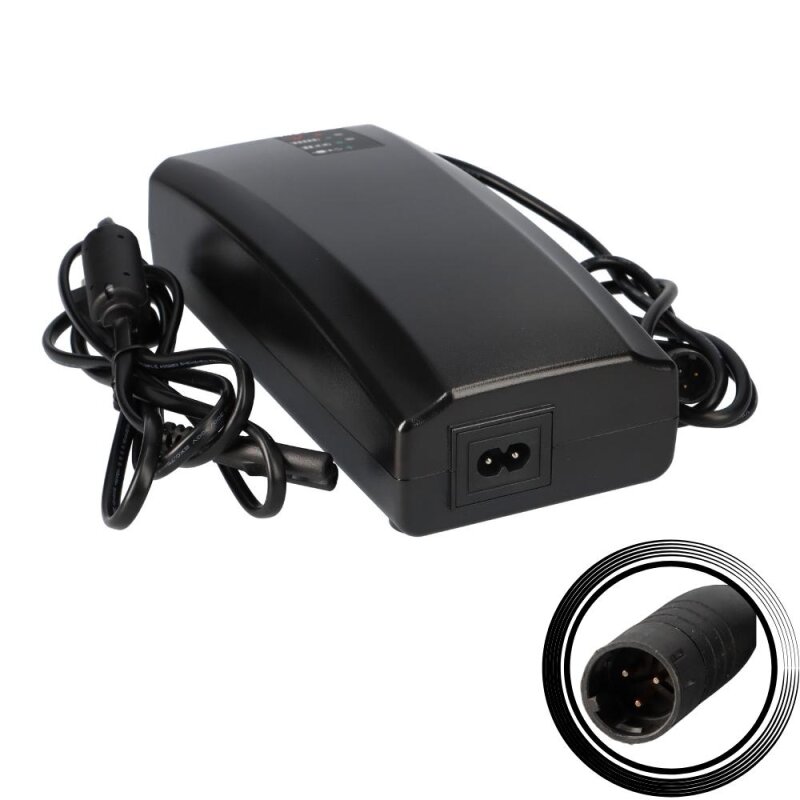 E-Bike Akku Ladegerät BMZ Li-Ion 42V 4A Stecker rund 3-polig E-Bike Akku Ladegerät BMZ Li-Ion 42V 4A Stecker rund 3-polig von BMZ