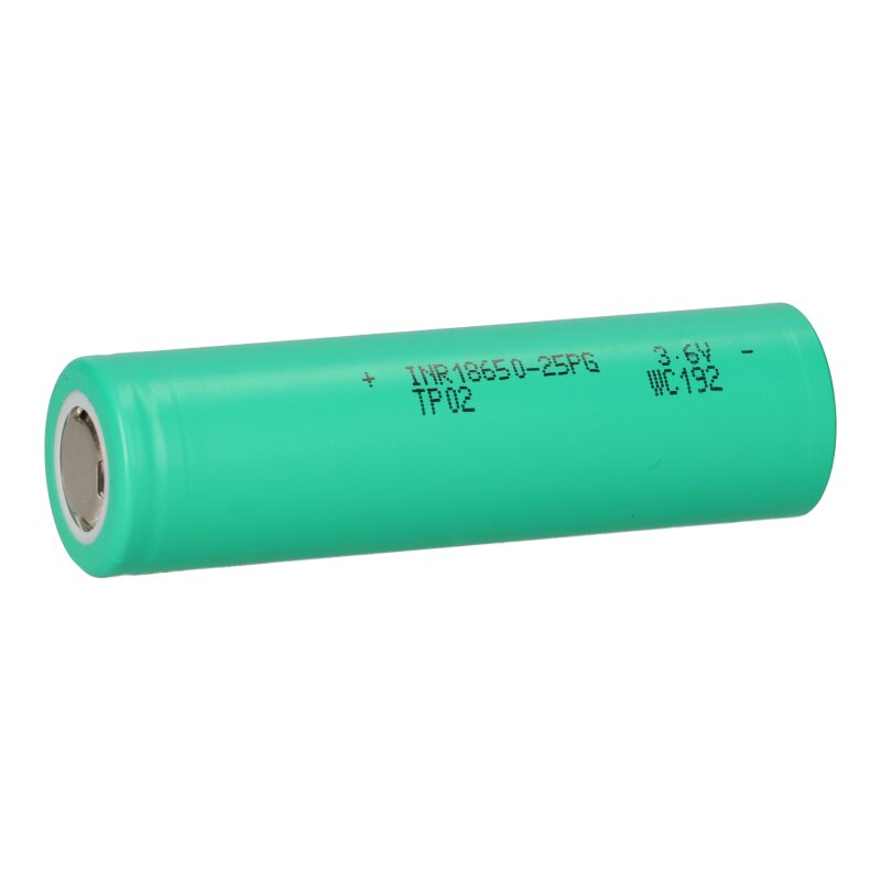 TerraE INR 18650 25P Li-Ion Akku - 3,6V 2500mAh 20A TerraE INR 18650 25P Li-Ion Akku - 3,6V 2500mAh 20A von BMZ