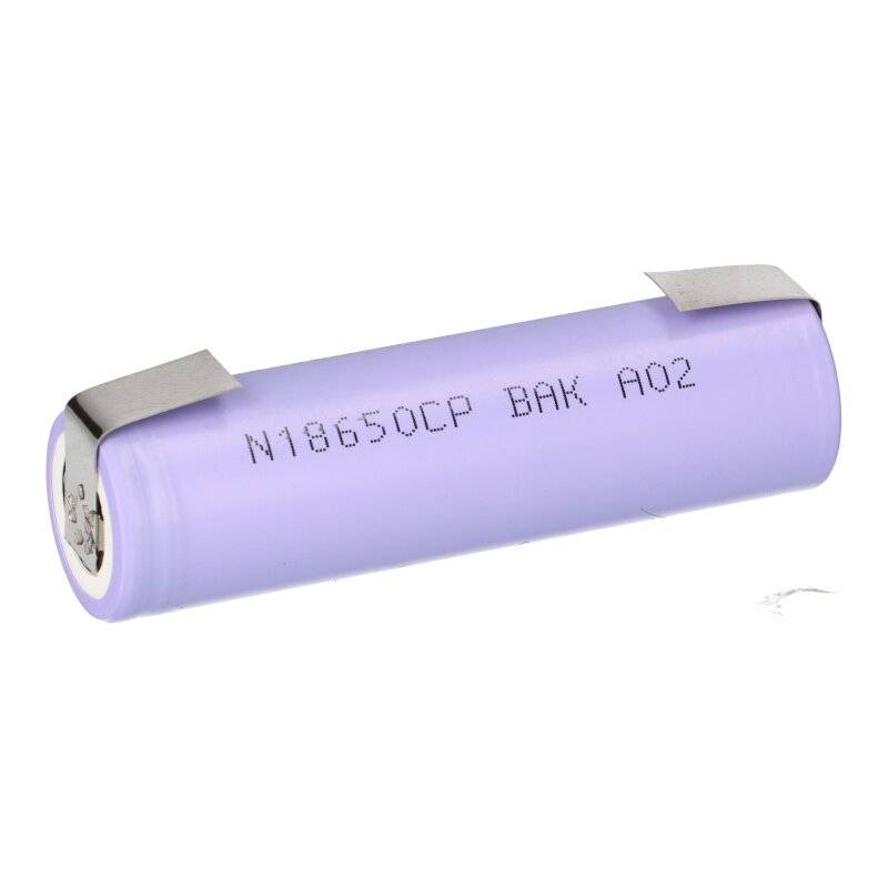 TerraE Li-Ion INR18650-35E 3,6V 3350 mAh 35E U-Lötfahne von BMZ