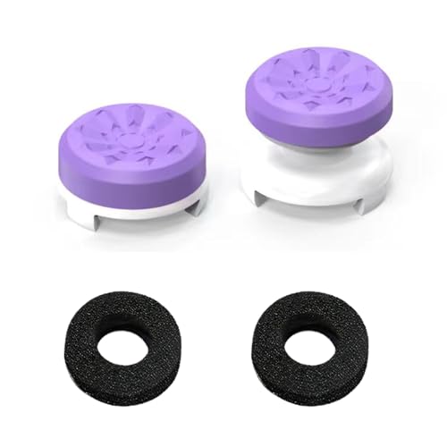 2 Stück Thumbsticks,Thumbstick Controller Sticks,Performance Thumbsticks,Thumbsticks Griffe Mützen, 1 Paar Thumbstick Stoßdämpfer,Aufsätze zur Verbesserung der Ziel- und Kontrollgenauigkeit (Violett) 2 Stück Thumbsticks,Thumbstick Controller Sticks,Performance Thumbsticks,Thumbsticks Griffe Mützen, 1 Paar Thumbstick Stoßdämpfer,Aufsätze zur Verbesserung der Ziel- und Kontrollgenauigkeit (Violett) von BNOYONERAS