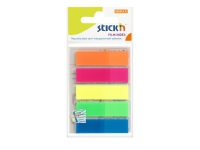 Registerkarten Stick'N PP 5 St. Neonfarben 45x12mm 5x25Stück/Packung - (125 x 24 Packungen) von BNT
