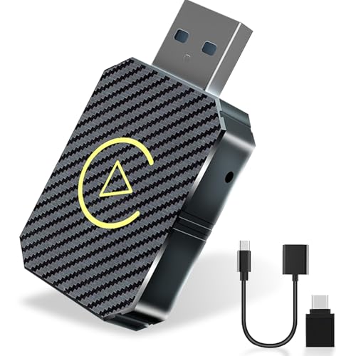 BOBOPACK Car Play Wireless Adapter mit Vergoldetem Kupferstecker Konvertiert Kabelgebundenes System zu Drahtlosem, Plug and Play, Geringe Latenz für iPhone iOS 10+ und Android 12+ BOBOPACK Car Play Wireless Adapter mit Vergoldetem Kupferstecker Konvertiert Kabelgebundenes System zu Drahtlosem, Plug and Play, Geringe Latenz für iPhone iOS 10+ und Android 12+ von BOBOPACK