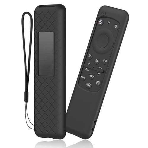 BOBOPACK Samsung Fernbedienung Hülle, Fernbedienung Schutzhülle, Universalfernbedienung SilikonhüLle für Samsung BN59-01432A /BN59-01432J /BN59-TM2360E, Schutzhülle für Fernbedienung(Schwarz) von BOBOPACK