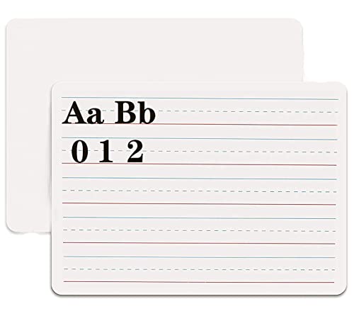 Whiteboard Klein,2 Pack Mini Whiteboard,doppelseitige Whiteboard lernen kleine weiße Tafel tragbare Zeichnung schreiben trockenes Löschbrett für Kind Student und Klassenzimmer verwenden (9x12inch) von BOBOZHONG