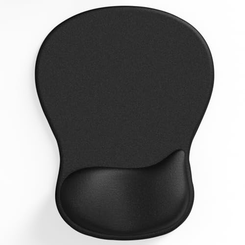 BOCHEERY Bequemes Mauspad mit Gel-Handgelenkauflage, ergonomisches Mauspad zur Schmerzlinderung, glatte Handgelenkstützfläche und rutschfeste PU-Basis für Computer, Laptop, Büro und Zuhause (A01 BOCHEERY Bequemes Mauspad mit Gel-Handgelenkauflage, ergonomisches Mauspad zur Schmerzlinderung, glatte Handgelenkstützfläche und rutschfeste PU-Basis für Computer, Laptop, Büro und Zuhause (A01 von BOCHEERY